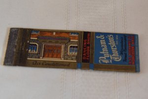 Putnam & Thurston's Worchester Mass 20 Strike Matchbook Cover