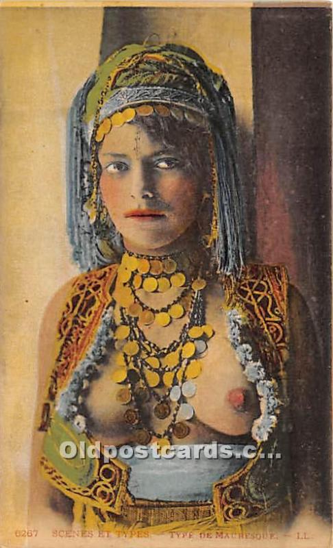 Mauresque Arab Nude Unused 