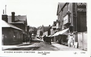 Hertfordshire Postcard - Bygone Bishops Stortford - South Street c1922 - Ref.U82