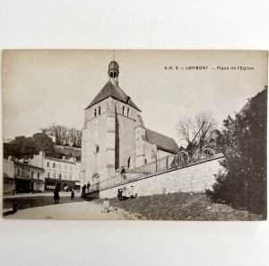 Bordeaux France Lormont City Church Square Chapel 1910s Postcard PCBG12A