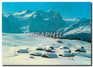 Postcard Modern Hasliberg Balisalp Wetterhorngruppe Monch Eiger