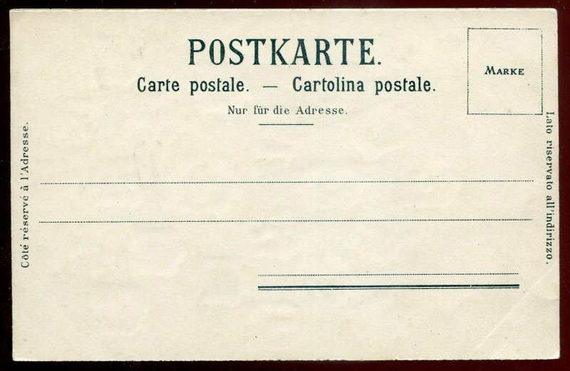 2889 - SWITZERLAND PATRIOTIC Postcard 1900s Embossed Canton Crests