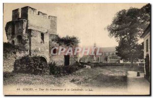 Old Postcard Gisors Tour of the Governor and the Cathedral