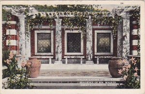 Italian Garden At Brookside Residence Of Wm Walker Great Barrington Massachus...