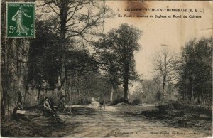 CPA CHATEAUNEUF-en-THYMERAIS En Foret - Avenue du Jagleux (1201089)