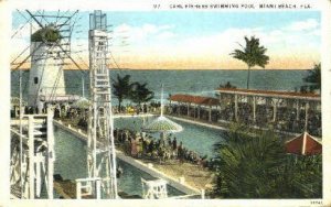 Carl Fishers Swimming Pool - Miami Beach, Florida FL  