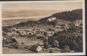 Switzerland Postcard - St Cergues - Vue Generale Et Le Mont Blanc  RS7517