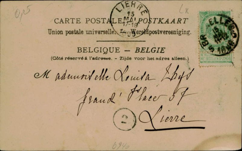 B576 Belgium Durbuy panorama 1899