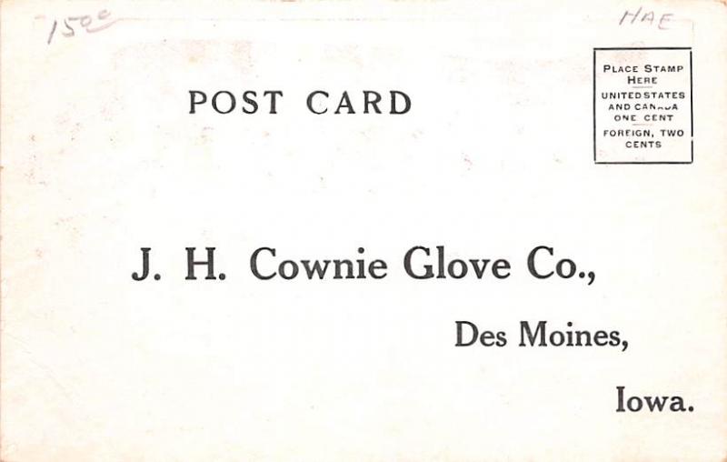 JH Cownie Glove Co Advertising Unused 