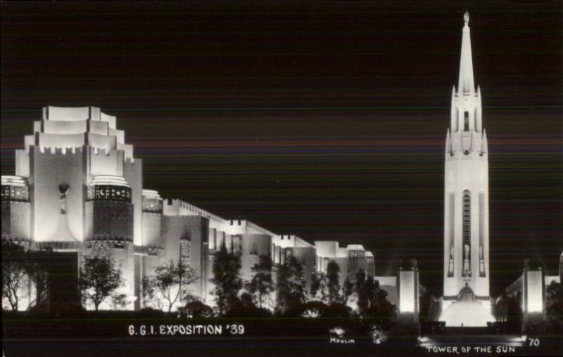 San Francisco 1939 Golden Gate Expo MOULIN Real Photo Postcard #70