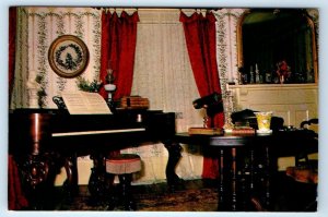 Upper Canada Village Parlor of Loucks' House Canada 1971? Postcard