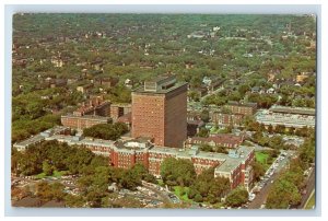 Vintage Bird's Eye View Henry Fort Hospital Detroit Michagan Postcard F147E