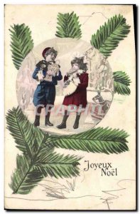 Old Postcard Fantasy Children Doll Merry Christmas