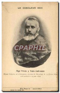 Old Postcard Conclave 1903 Bishop Vivies y Tuto Calazanz