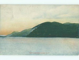 Divided-back LAKE SCENE Adirondacks - Lake George New York NY AE5132