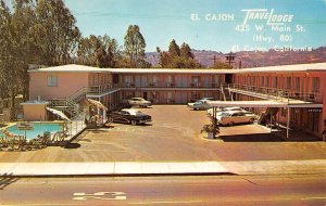 El Cajon California El Cajon TraveLodge Exterior And Pool Vintage Postcard U2620