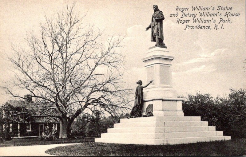 Rhode Island Providence Roger Williams Park Roger Williams Statue