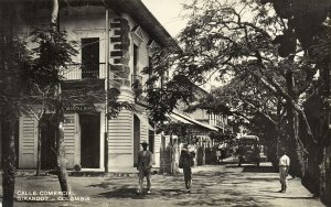 colombia, GIRARDOT, Calle Comercial, Car (1931) RPPC Postcard