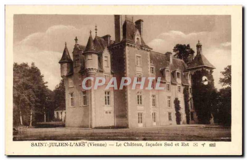 Postcard AncienneSaint Julien L & # 39Ars seen The Park Chateau facades South...