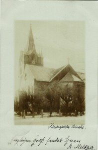 poland germany, FÜRSTENFELDE BOLESZKOWICE, Church (1900) RPPC Postcard