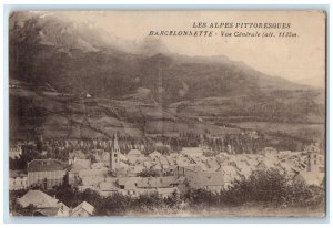 c1910 The Picturesque Alps Barcelonnette General View France Postcard