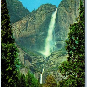 1955 Yosemite National Park, Cali Waterfall Falls from Meadows Upper Chrome A229