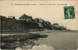 CPA LANGRUNE-sur-MER - Villas sur la FALAISE est (141439)