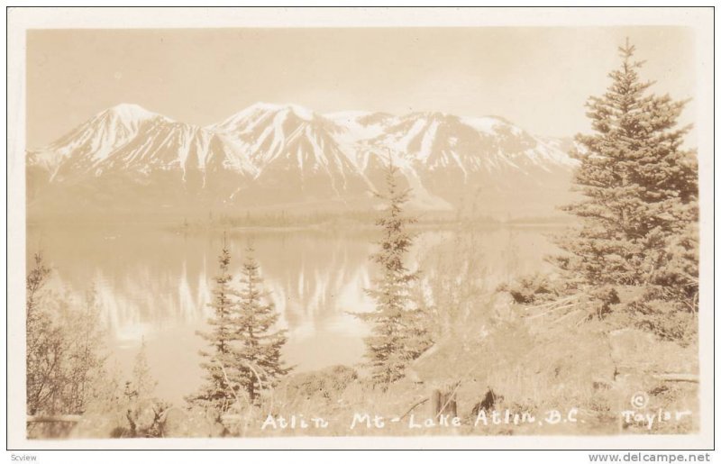 RP, Atlin Mountain, Lake Atlin, British Columbia, Canada, 1920-1940s (1)