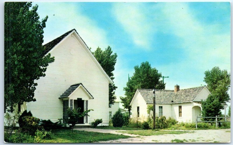 Postcard - Church and Parsonage - Wichita, Kansas