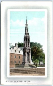 Postcard - Martyrs' Memorial - Oxford, England