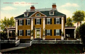 Massachusetts Cambridge Home Of Longfellow