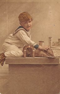 Child Playing Toy Doll 1915 