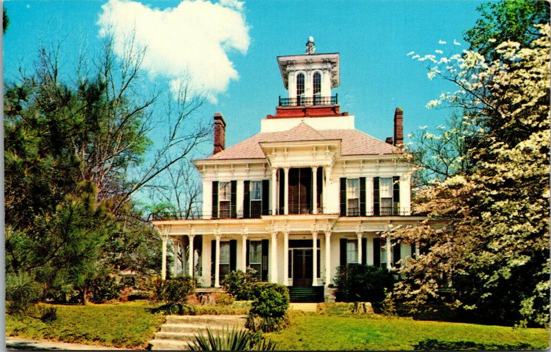 Vtg 1960s Kendall Manor Mansion Home Eufaula Alabama AL Unused Chrome Postcard