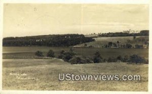 Real Photo, Middle Lake in Poland Springs, Maine