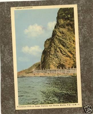 Gaspé, QC, Canada 1941 NEW BRUNSWICK Postcard