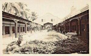 KEY WEST FLORIDA~MUNICIPAL AQUARIUM~1940s REAL PHOTO POSTCARD