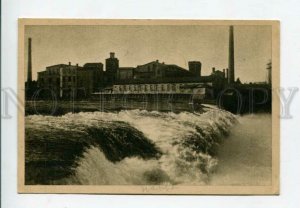 428358 ESTONIA NARVA waterfall Vintage postcard