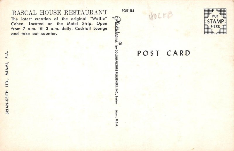 Miami Beach, Florida, Rascal House Restaurant, AA359-25