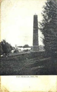 Stark Monument - Peru, Vermont VT  