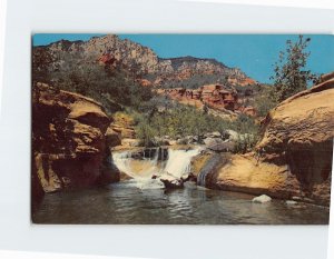 Postcard Falls on Oak Creek Canyon Arizona USA