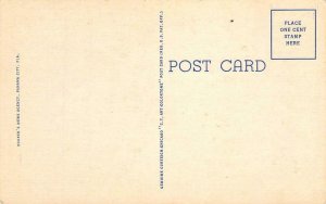 PANAMA CITY Bay County, Florida Large Letter Linen c1940s Vintage Postcard