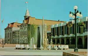 Centennial Fountain Square Victoria BC UNUSED Vintage Postcard D84