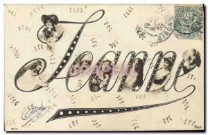 Old Postcard Jeanne Surname