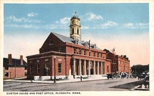 Custom House & Post Office in Plymouth, Massachusetts