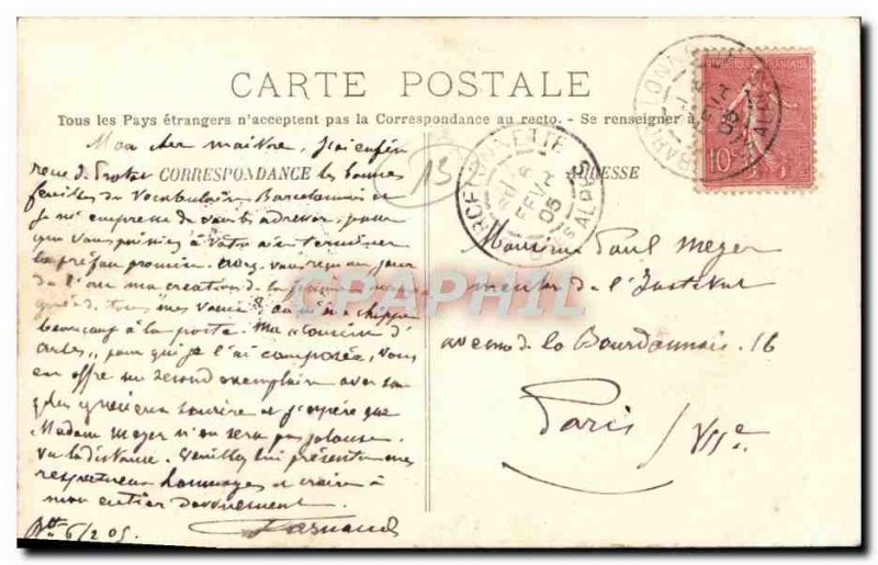 Old Postcard Arles type & # 39Arlesienne Female Folklore