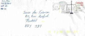 Entier Postal Stationery Postal Justice Canada Balance