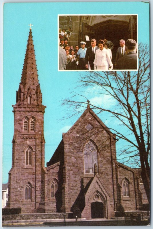 1964 Newport RI St Mary's Church John F Kennedy Marriage Jacqueline Bouvier A238