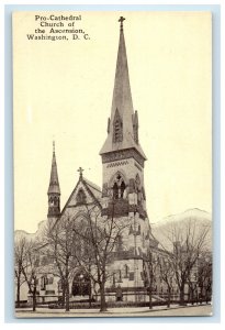 c1910 Pro Cathedral Church of the Ascension Washington DC Unposted Postcard 