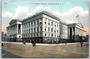 Vtg Washington DC US Patent Office United States 1910s View Old Unused Postcard
