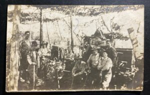 Mint Australia Real Photo Postcard RPPC Australian Soldiers Troops WW1 Armaments